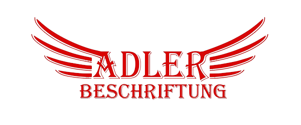 Adler Beschriftung